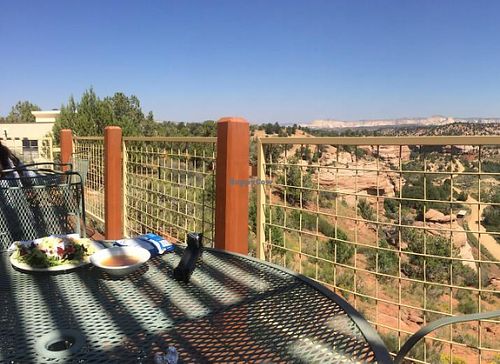 Great view! at Angel Village Cafe in Kanab