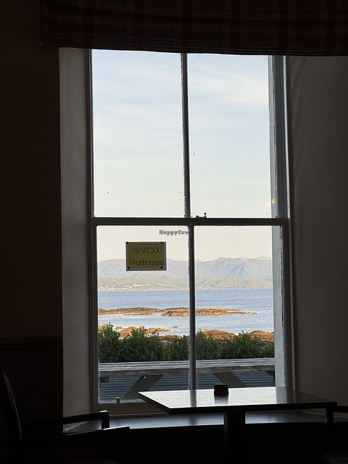 View from the pub  at Macnamara &amp; Bothan Bar in Isle Of Skye