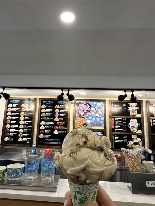 Vegan chocolate chip cookie dough  at Ben & Jerry's in Riverhead