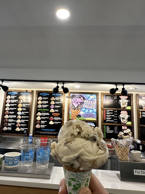 Vegan chocolate chip cookie dough  at Ben & Jerry's in Riverhead