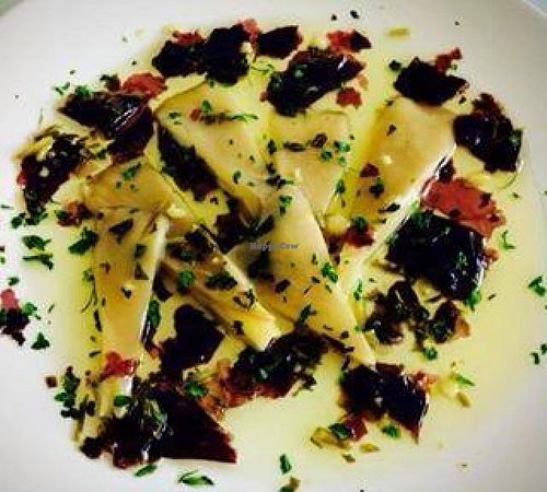 Voquerones - a vegan version of a typical spanish fish tapa at Cantina Vegana in Mallorca