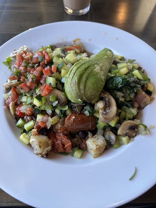 Vegan skillet - Yum!   at Mimosa House in Folsom