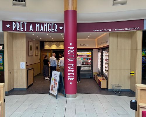  at Pret A Manger - Stafford M6 Southbound Services in Stone