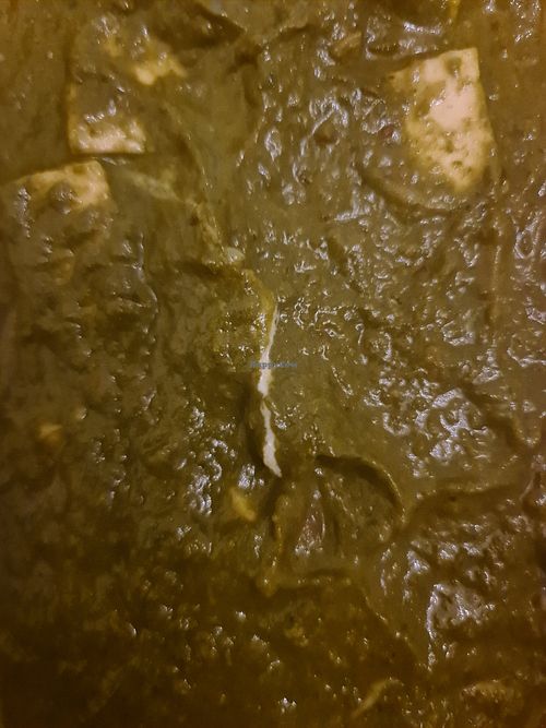 Saag 'paneer' at Krishna Pait Pooja in Footscray