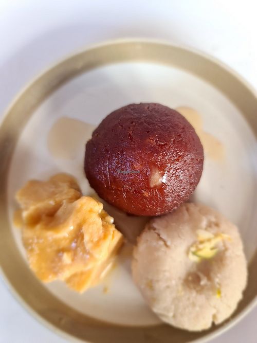 Vegan sweets! at Krishna Pait Pooja in Footscray