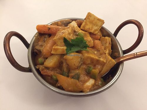 Tofu and Vegetable Curry  at Krishna Pait Pooja in Footscray