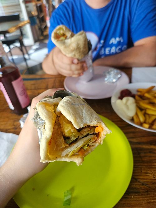 Falafel Dürüm at Mustafa Demir’s Gemüse Kebap in Berlin