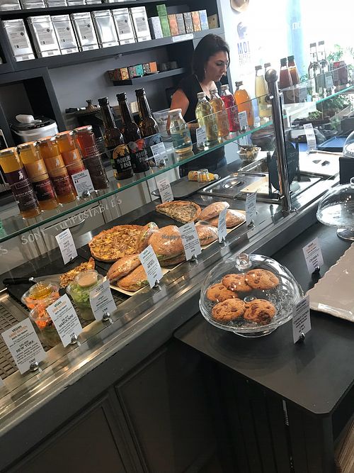 Inside the cafe  at Theias in Avignon