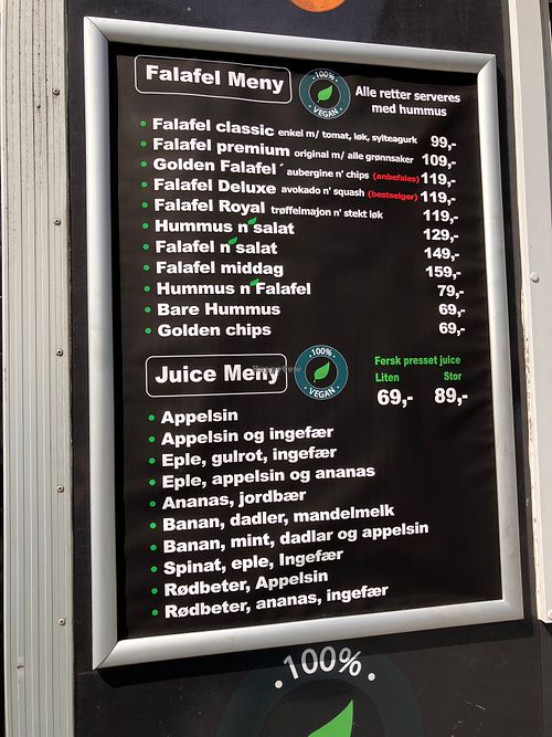  at FALAFEL n' JUICE Oslo City in Oslo