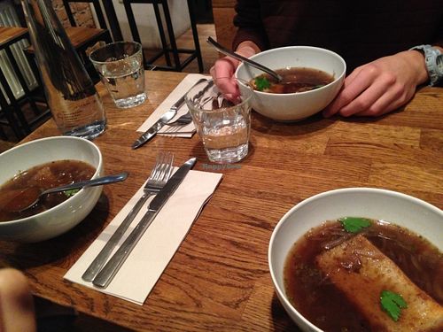 Delicious soap at Kaskrut in Warsaw