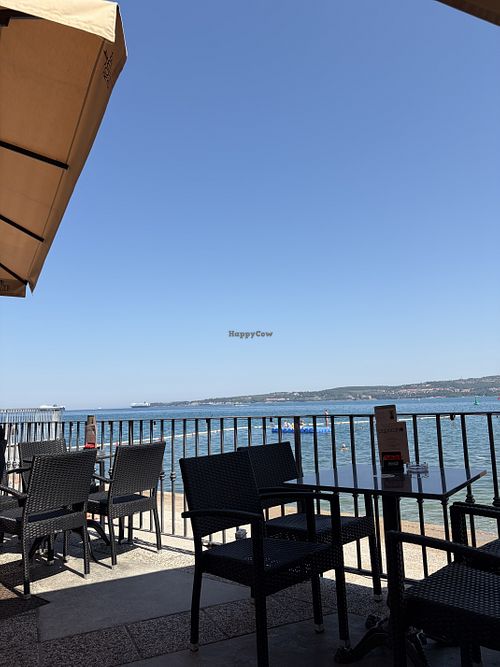 The view from outside  at Cappuccino Koper in Koper