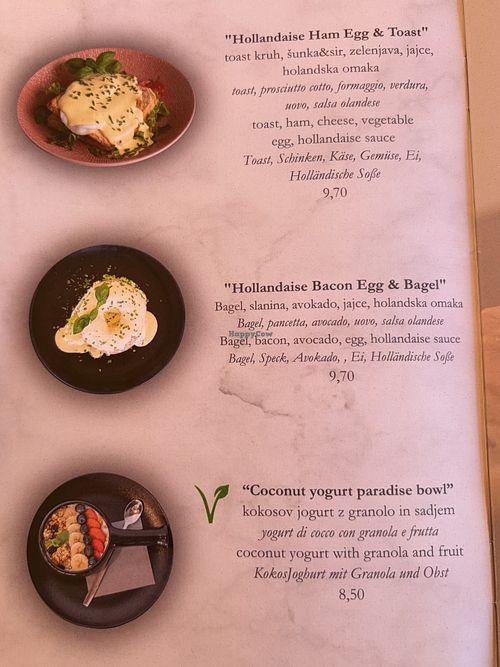 Sweet breakfast option (from 8 to 12) : Coconut yogurt paradise bowl  at Cappuccino Koper in Koper