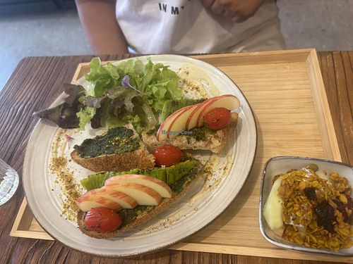 Pesto court sandwich  at Tour de Phare 植創蔬房 in Taipei City