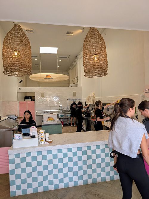 Inside at Paradise Bowls in Hermosa Beach