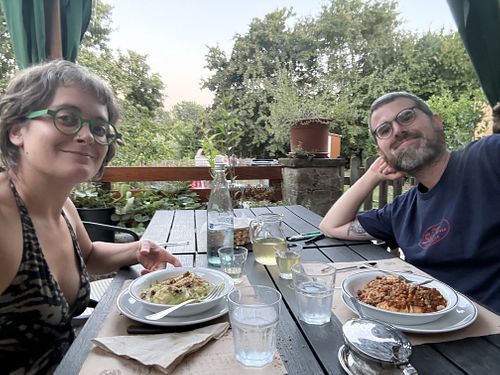 Vegan dinner  at B&B Il Pittore in Borgo San Lorenzo