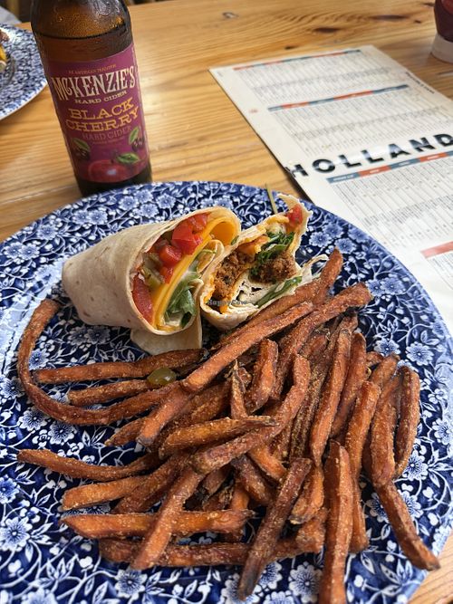 Vegan Soyrizo Wrap  at Café Hollander Hilldale in Madison