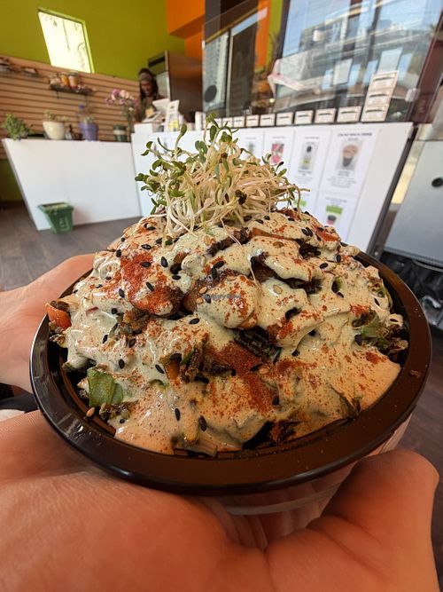 Wild rice bowl  at Add on Smoothies in Phoenix
