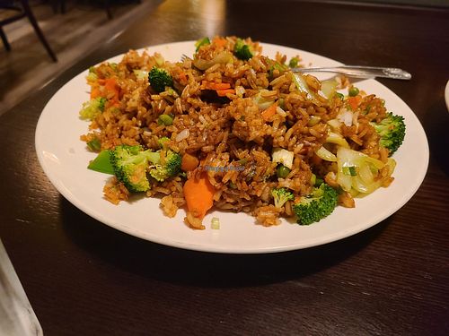 Vegetable fried rice at First Szechuan Wok in Los Angeles