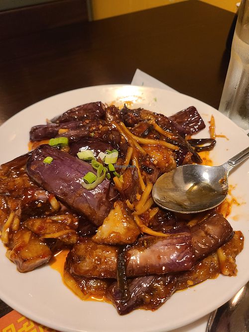 Eggplant at First Szechuan Wok in Los Angeles