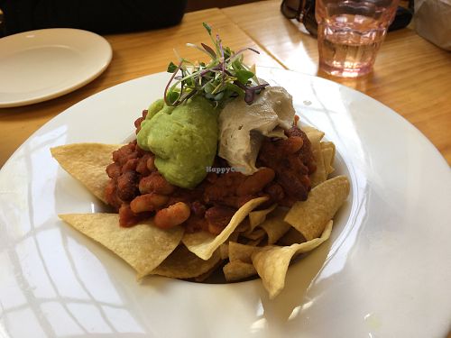Vegan nachos  at Cafe Royale in Palmerston North