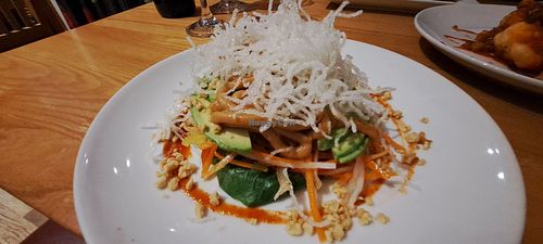 Bang bang salad at Red Onion in Glasgow