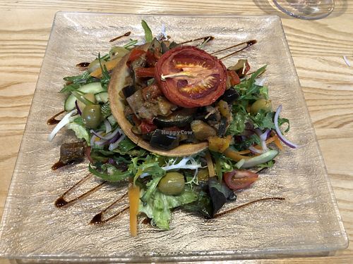Roasted ratatouille tart at Red Onion at Red Onion in Glasgow