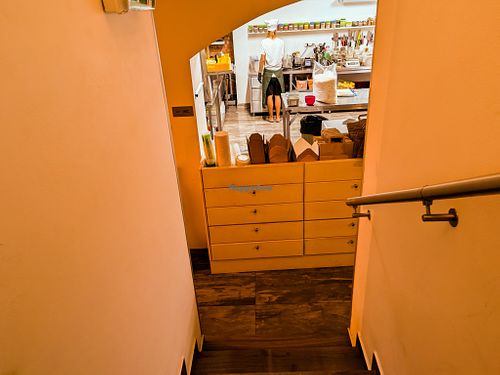 Kitchen at MyRaw Cafe at MyRaw Cafe in Prague