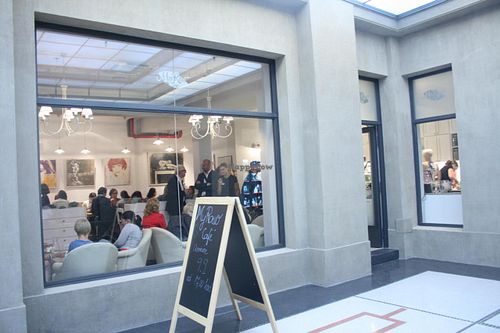 Exterior at MyRaw Cafe in Prague