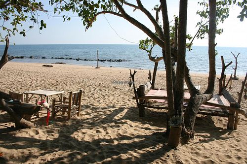 View from the inside  at Peace Paradise Restaurant in Koh Jum