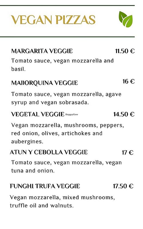 .  at Amelia Pizza Bar in Mallorca