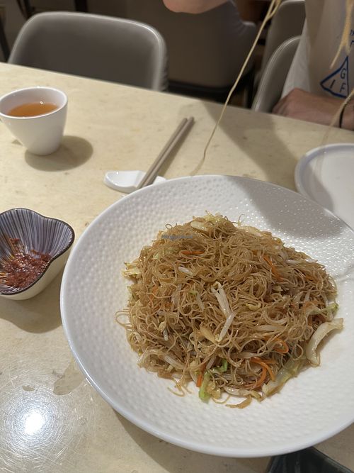 Cantonese rise noodles  at Wosan Yauso 禾山有素·素宴 in Shenzhen