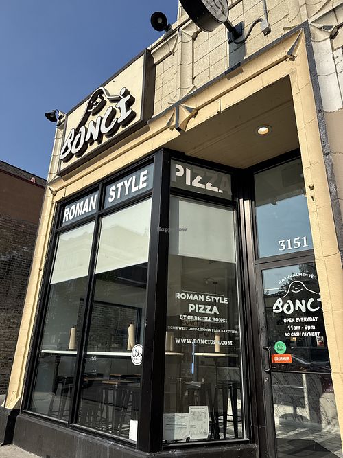 Several vegan pizza offerings daily  at Bonci Pizzeria in Chicago