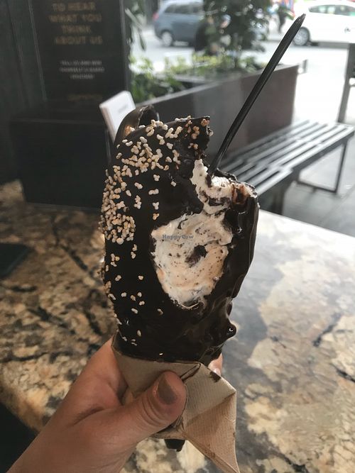 Coconut with vegan chocolate at Giapo in Auckland