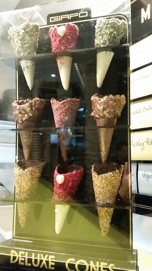 Fancy Cones available. at Giapo in Auckland