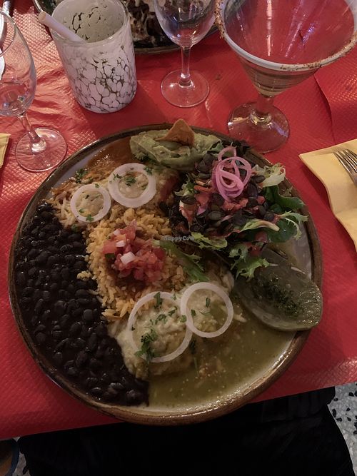 Mexico de luxe vegan  at La Sandia in Toulouse