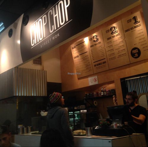 inside at Chop Chop in Tel Aviv