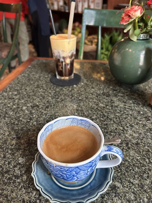   at Loading T Café in Hanoi