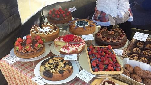 italian vegan cakes at Vegan Sweet Tooth in London