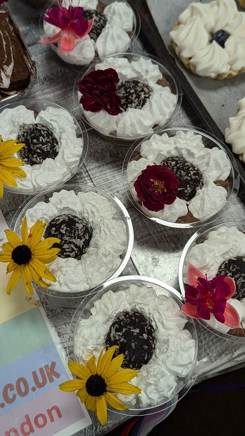 Chocolate cheesecake  at Vegan Sweet Tooth in London