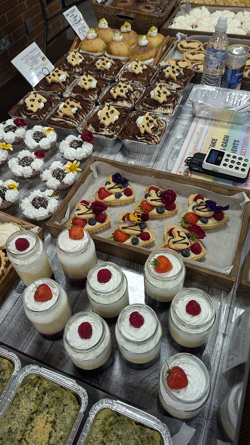 Creamy dessert  at Vegan Sweet Tooth in London