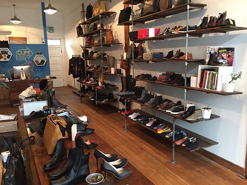 All-vegan shoes galore! at Moo Shoes in Los Angeles