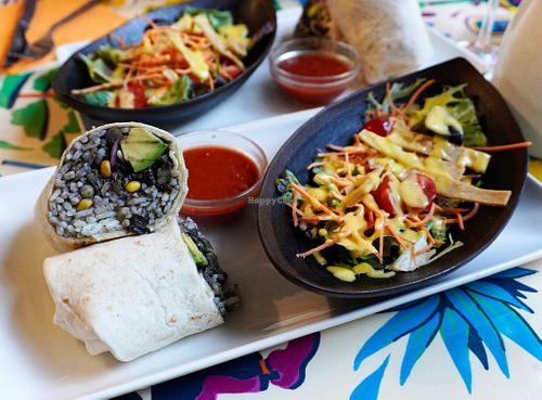 Vegan burrito at Lac Casa  in Annecy