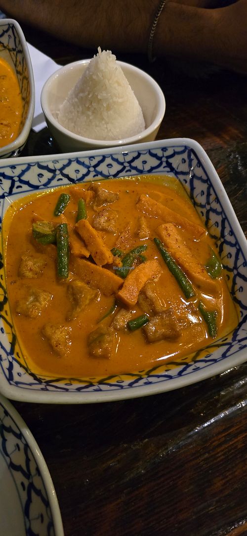 Panang Curry (requested to make vegan) at Thai Villa - New York in New York City