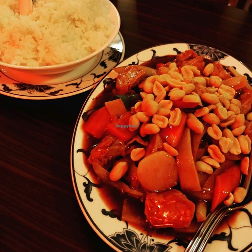 vegan fried chicken at Vegegården in Malmo