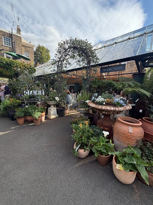  at Clifton Nurseries Cafe in London