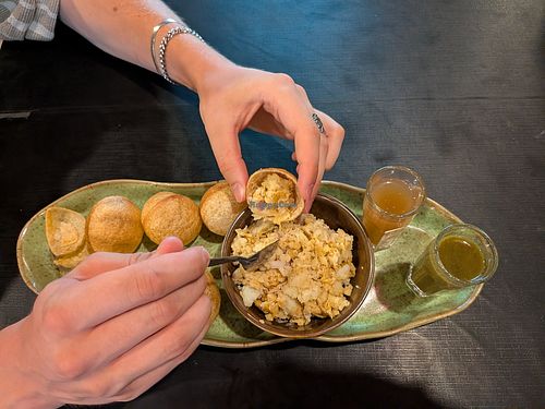 Pani puri at Little india  in Surat Thani