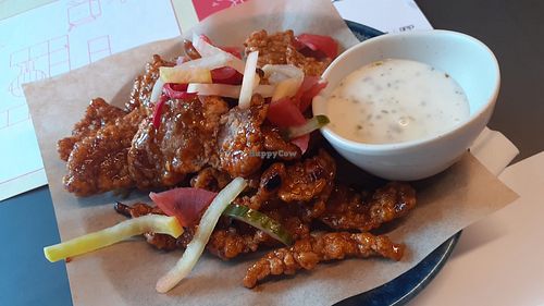 Vegan sweet chicken firecracker at Wagamama in Harrogate