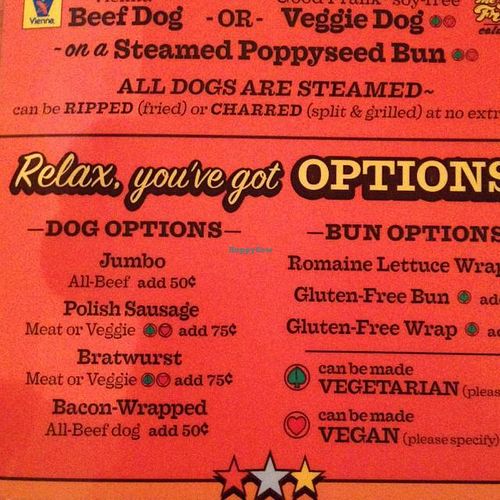 menu at Dirty Frank's Hot Dog Palace - W Broad in Columbus