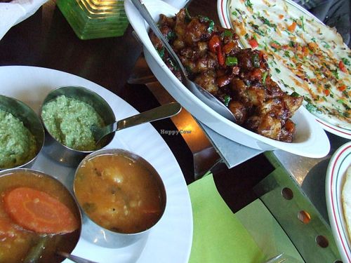 Vegan Dosa with vegetables at Evergreen Veggies in Rotterdam