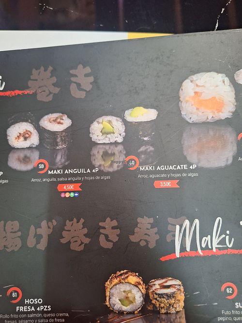 Maki at Ramen Yi in Benidorm
